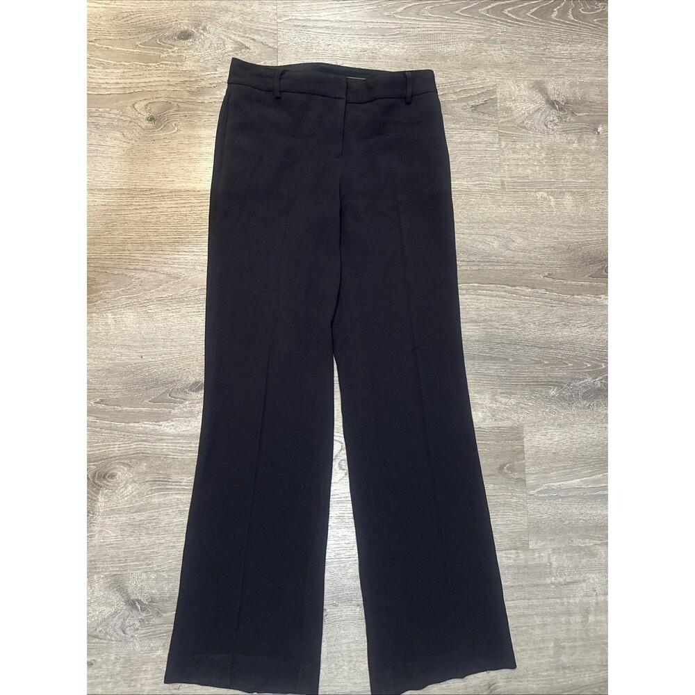Anne Klein Women’s Size 4 Black Wide-Leg Suit Trousers
